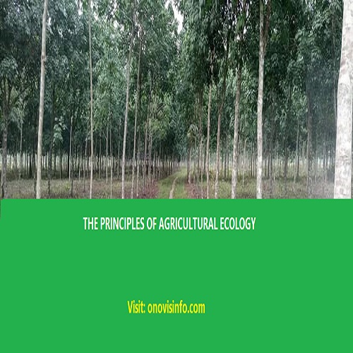Principles of Agricultural Ecology