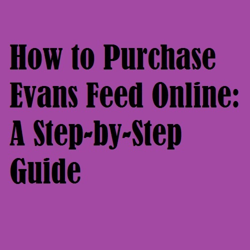 evans feed